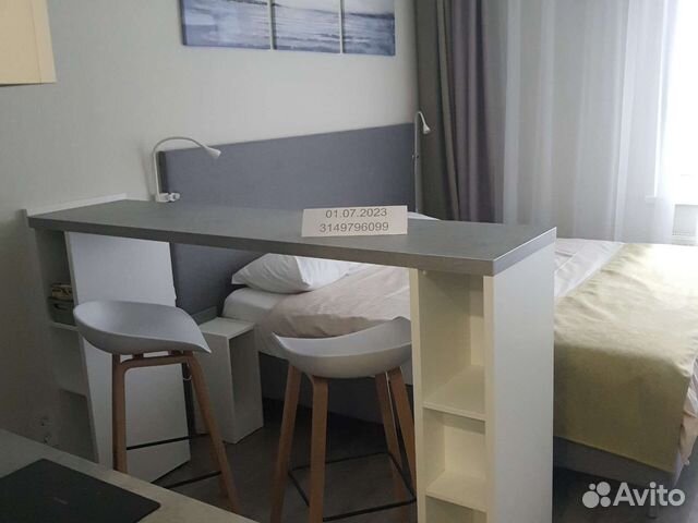 

Квартира-студия, 24 м², 1 кровать