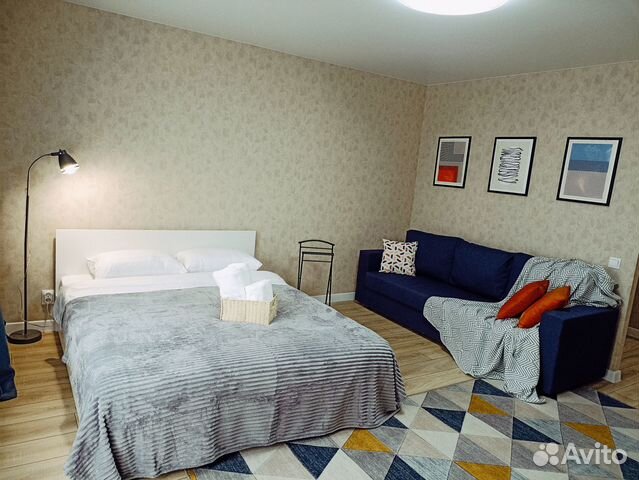 

1-к. квартира, 41 м², 2 кровати
