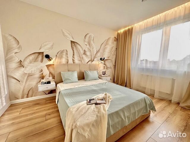 

1-к. квартира, 51,2 м², 3 кровати