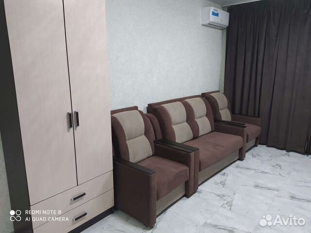 

Квартира-студия, 25 м², 3 кровати