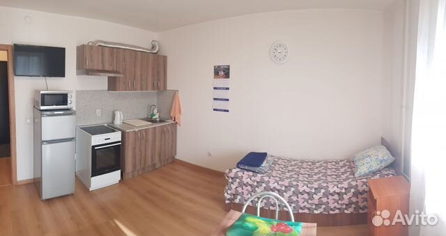 

Квартира-студия, 24 м², 2 кровати