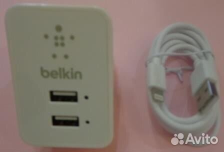 Зарядное уст-во для iphone5, iPad с кабелем Belkin