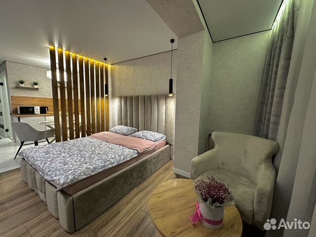 

Квартира-студия, 28 м², 2 кровати