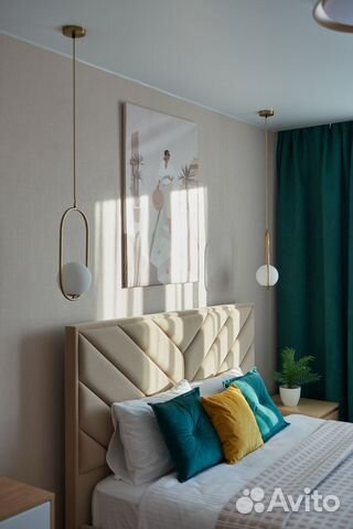 

1-к. квартира, 36 м², 2 кровати