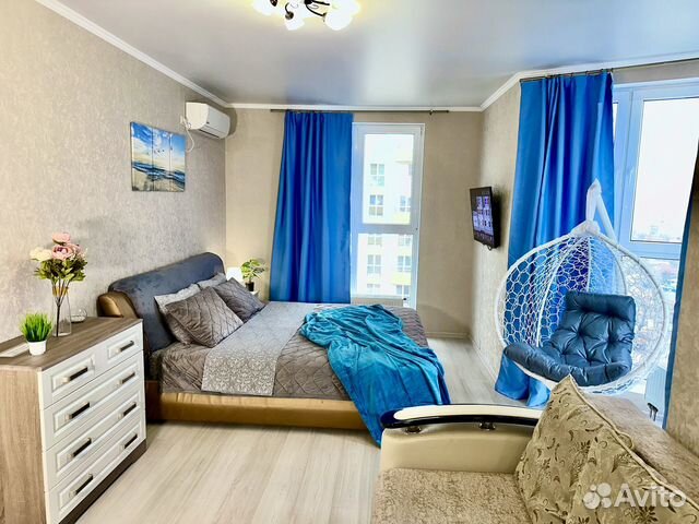 

1-к. квартира, 45 м², 2 кровати