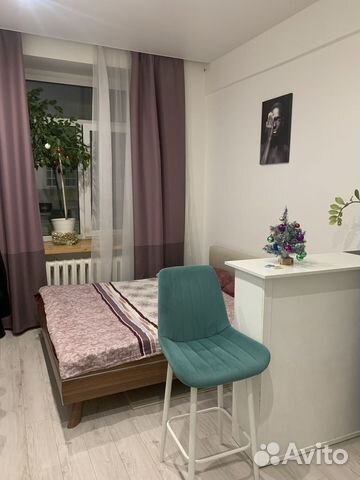 

Квартира-студия, 19 м², 1 кровать