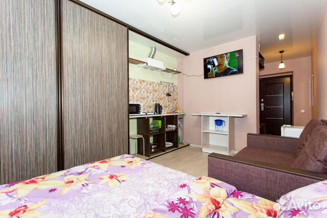 

Квартира-студия, 25 м², 4 кровати