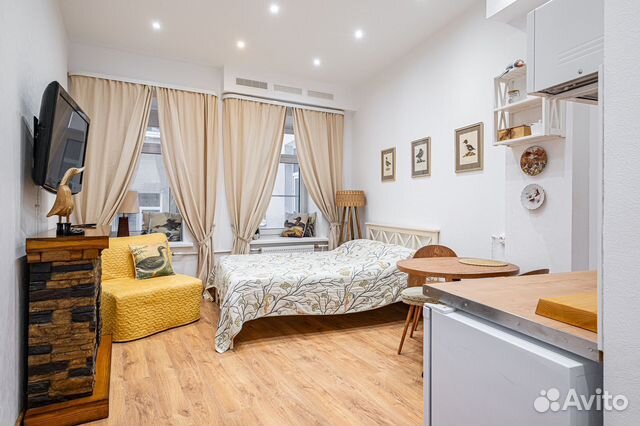 

Квартира-студия, 22 м², 2 кровати