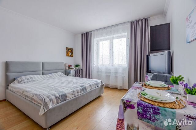 

Квартира-студия, 29 м², 1 кровать