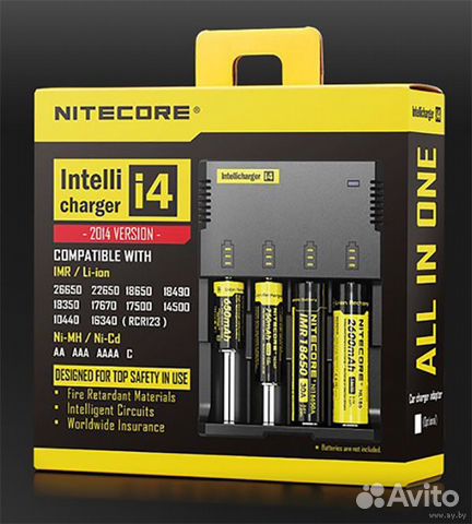 Зарядное Nitecore intellicharger i4 v2 универсаль
