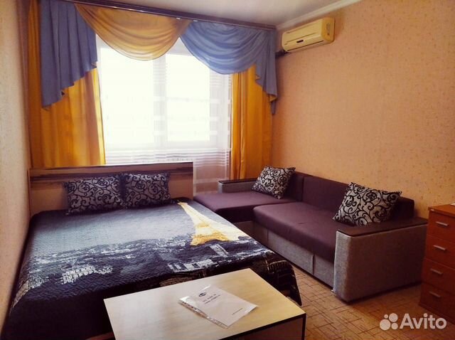 

1-к. квартира, 45 м², 2 кровати