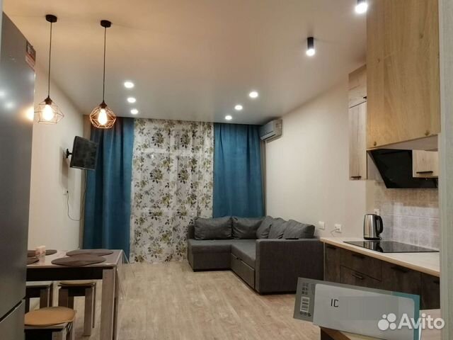 

Квартира-студия, 33 м², 2 кровати