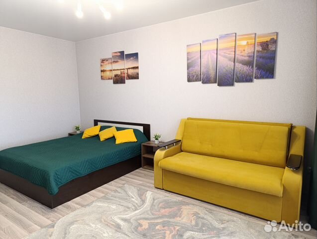 

1-к. квартира, 39 м², 3 кровати