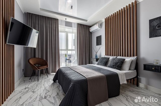 

Квартира-студия, 35 м², 1 кровать