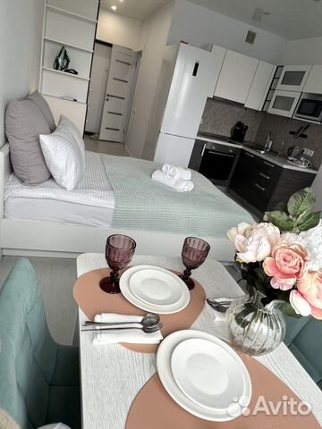 

Квартира-студия, 30 м², 2 кровати