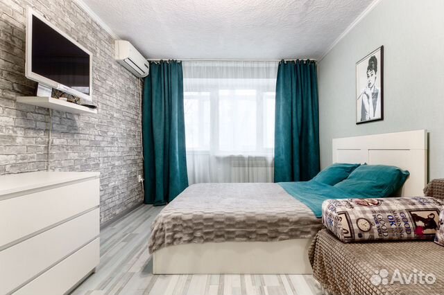 

1-к. квартира, 35 м², 2 кровати