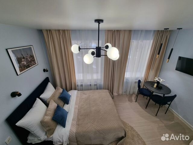 

Квартира-студия, 23 м², 2 кровати