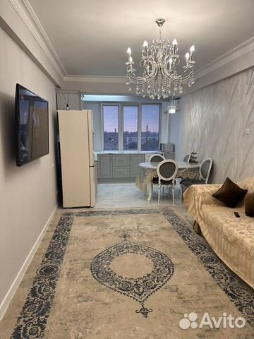 

1-к. квартира, 64 м², 2 кровати