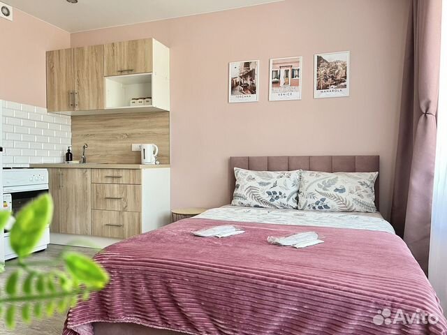 

Квартира-студия, 26 м², 2 кровати