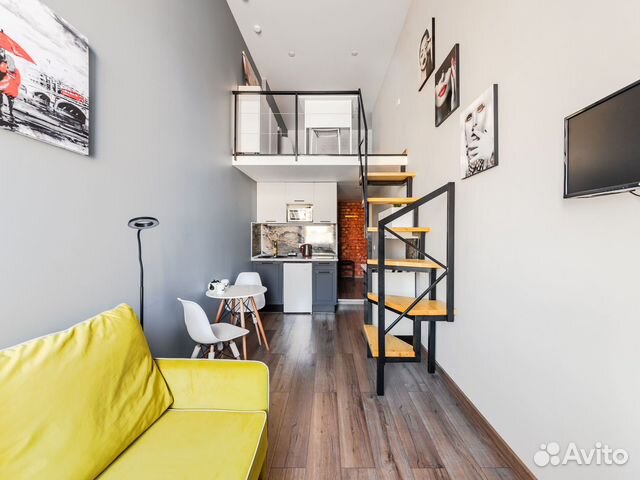 

Квартира-студия, 25 м², 2 кровати