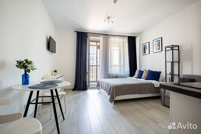 

Квартира-студия, 24,1 м², 2 кровати