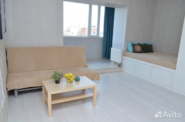

1-к. квартира, 55 м², 3 кровати