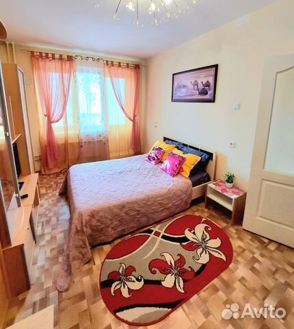 

1-к. квартира, 40 м², 2 кровати