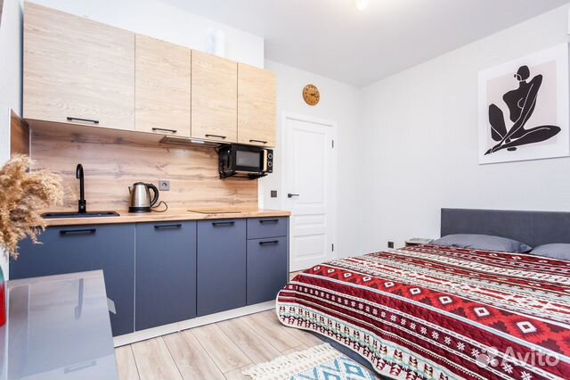 

Квартира-студия, 27 м², 2 кровати