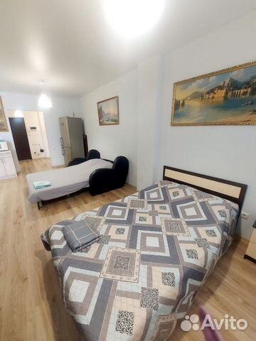 

Квартира-студия, 42 м², 2 кровати