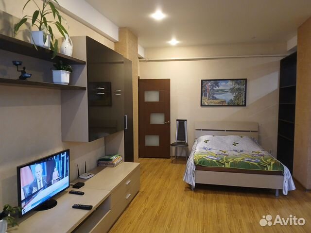 

Квартира-студия, 45 м², 2 кровати