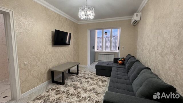 

2-к. квартира, 52 м², 2 кровати