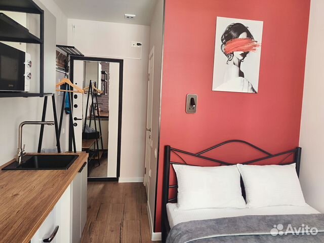 

Квартира-студия, 14 м², 1 кровать