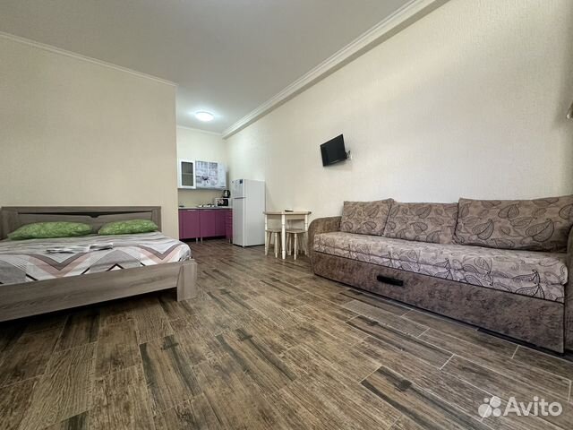 

Квартира-студия, 28 м², 2 кровати