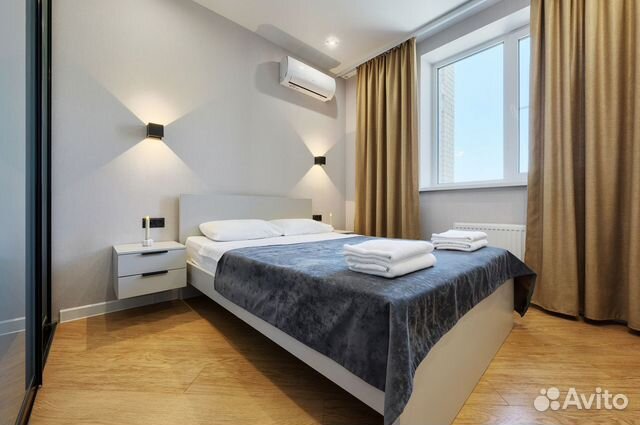 

1-к. квартира, 43 м², 2 кровати