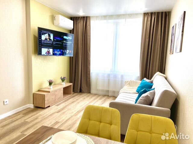 

1-к. квартира, 43 м², 2 кровати