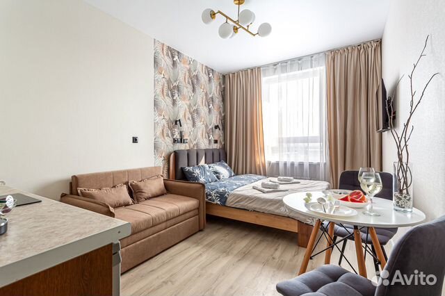 

Квартира-студия, 20 м², 2 кровати