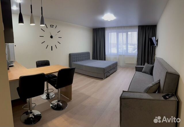 

Квартира-студия, 32 м², 2 кровати