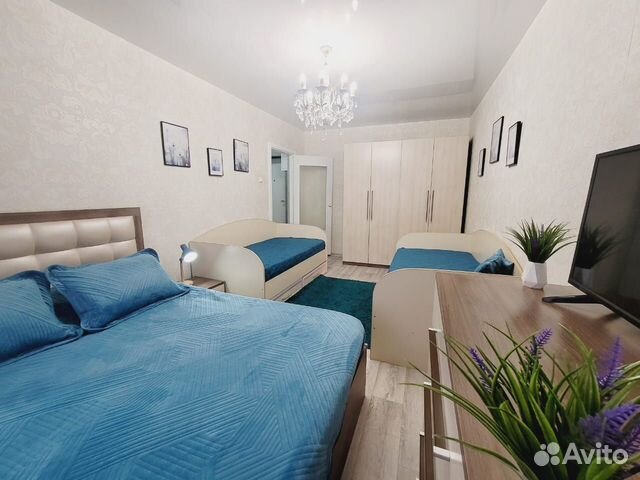 

1-к. квартира, 43 м², 3 кровати
