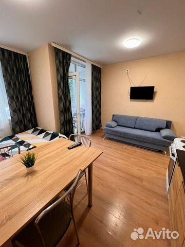 

Квартира-студия, 35 м², 2 кровати