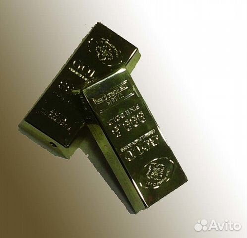 Зажигалка в виде слитка золота Газовая