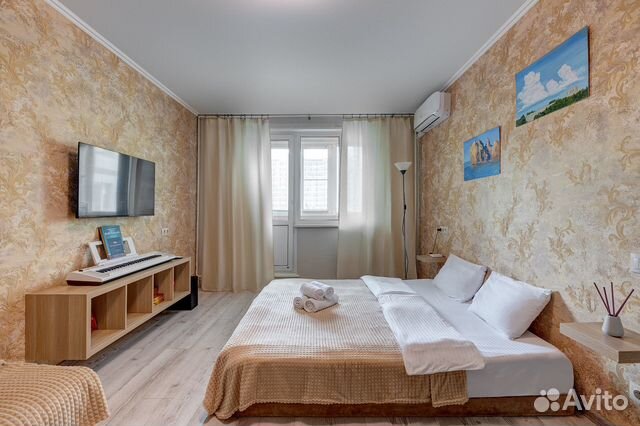 

1-к. квартира, 42 м², 2 кровати