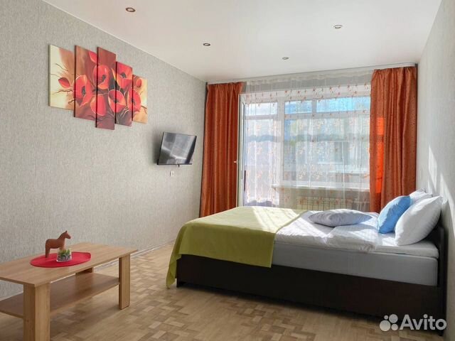 

1-к. квартира, 30 м², 2 кровати