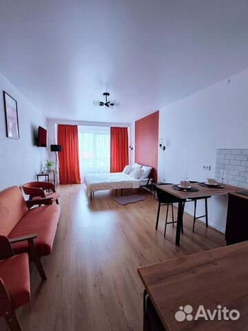 

Квартира-студия, 32 м², 1 кровать