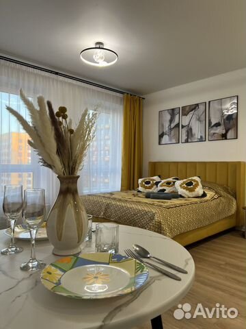 

Квартира-студия, 27 м², 2 кровати