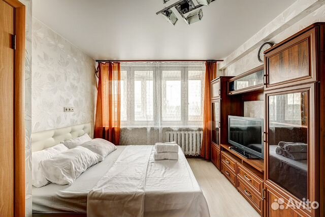 

1-к. квартира, 40 м², 2 кровати