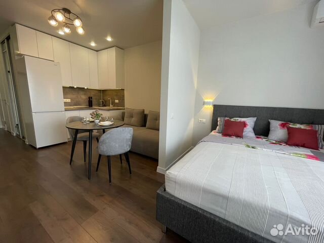

Квартира-студия, 30 м², 2 кровати
