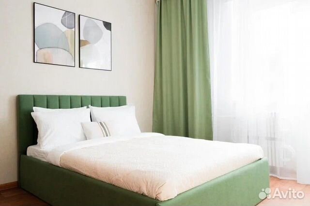 

1-к. квартира, 42 м², 2 кровати