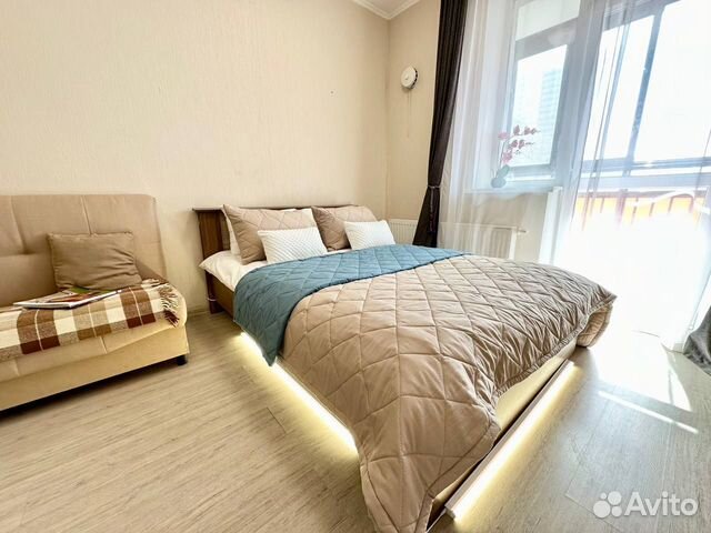 

Квартира-студия, 34,4 м², 2 кровати