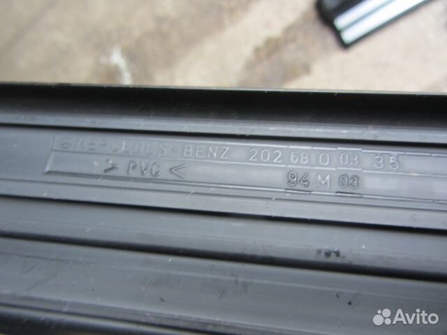 Накладка молдинг на порог Mercedes W202 C36 93-00г Накладка молдинг на порог Mercedes W202 C36 93-00г