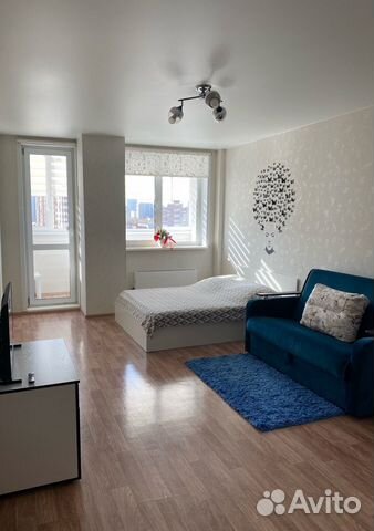 

Квартира-студия, 34 м², 2 кровати